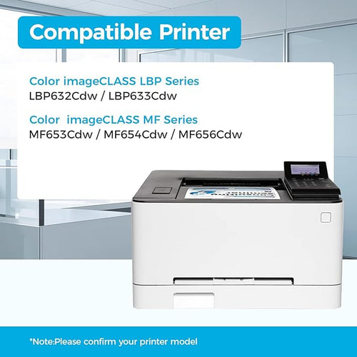 067H Toner Cartridge Black 2-Pack with Chip High Capacity Replacement for Canon 067 067H Toner Compatible with Color ImageClass LBP633Cdw LBP632Cdw MF652Cdw MF653Cdw MF654Cdw MF656Cdw Laser Printer