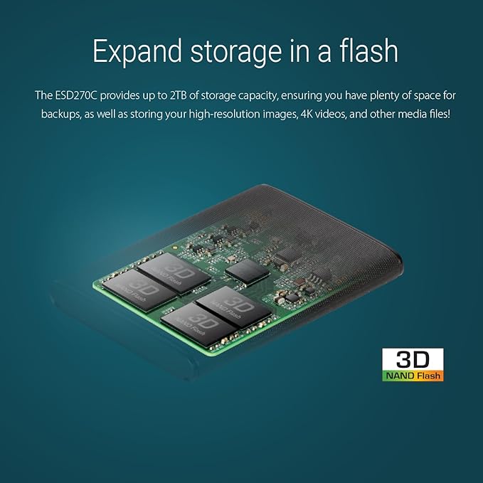 Transcend 250GB External SSD for iPhone/iPad/Mac/Windows/Android, PC/Laptop/Tablet/TV/Game Console, Portable Solid State Drive with One Touch Back up, One-Time Password Unlock, Type-A&Type-C Cables