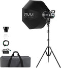 Bi-Color LED Video Light, GVM 200W Photography Lighting with Bowens Mount, Continuous LED Lighting Dimmable 3200K-5600K, CRI97+, APP Control System, YouTube, Portrait Studio Lighting Kit with Softbox