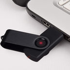 2 Pack 64GB USB 2.0 Flash Drive Memory Stick Thumb Drives Swivel Design(2 X 64GB: Black Silver)