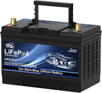 GROUP 27 Car Start-Stop Lithium Battery 12V 80AH Car Battery with 1300CCA – High-Performance Automotive Battery with 60 Months Warranty