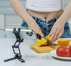 LEOFOTO PS-4 Silver Ultra Compact & Lightweight Smartphone Clamp / Holder / Video / Selfie Stand / Easel Arca / RRS Compatible