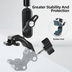 FIFIELD 22" Magic Arm with Super Clamp Overhead Camera Mount for Camera, 1/4” Threads Adjustable Desktop Stand Holder Compatible with Phone Microphone Webcam Action Camera Video Light