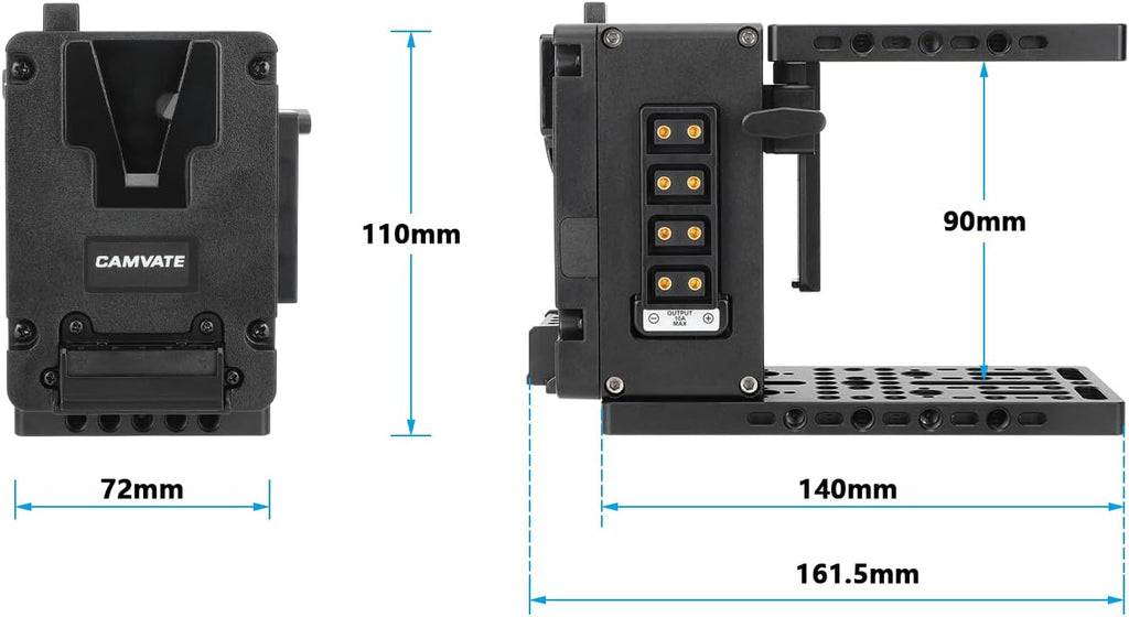CAMVATE Height-Adjustable Camera Cage Expansion Module-3772