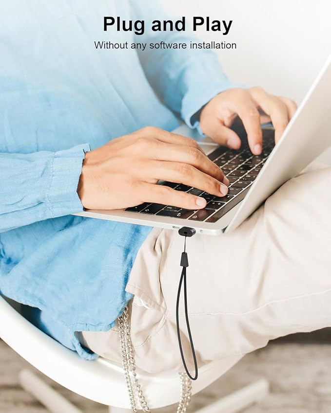 64GB USB 3.0 Flash Drive, Mini Thumb Drive Waterproof Memory Stick with Lanyard Hole Plug and Play Portable USB Stick Storage for Computer Laptop Smart TV, Black