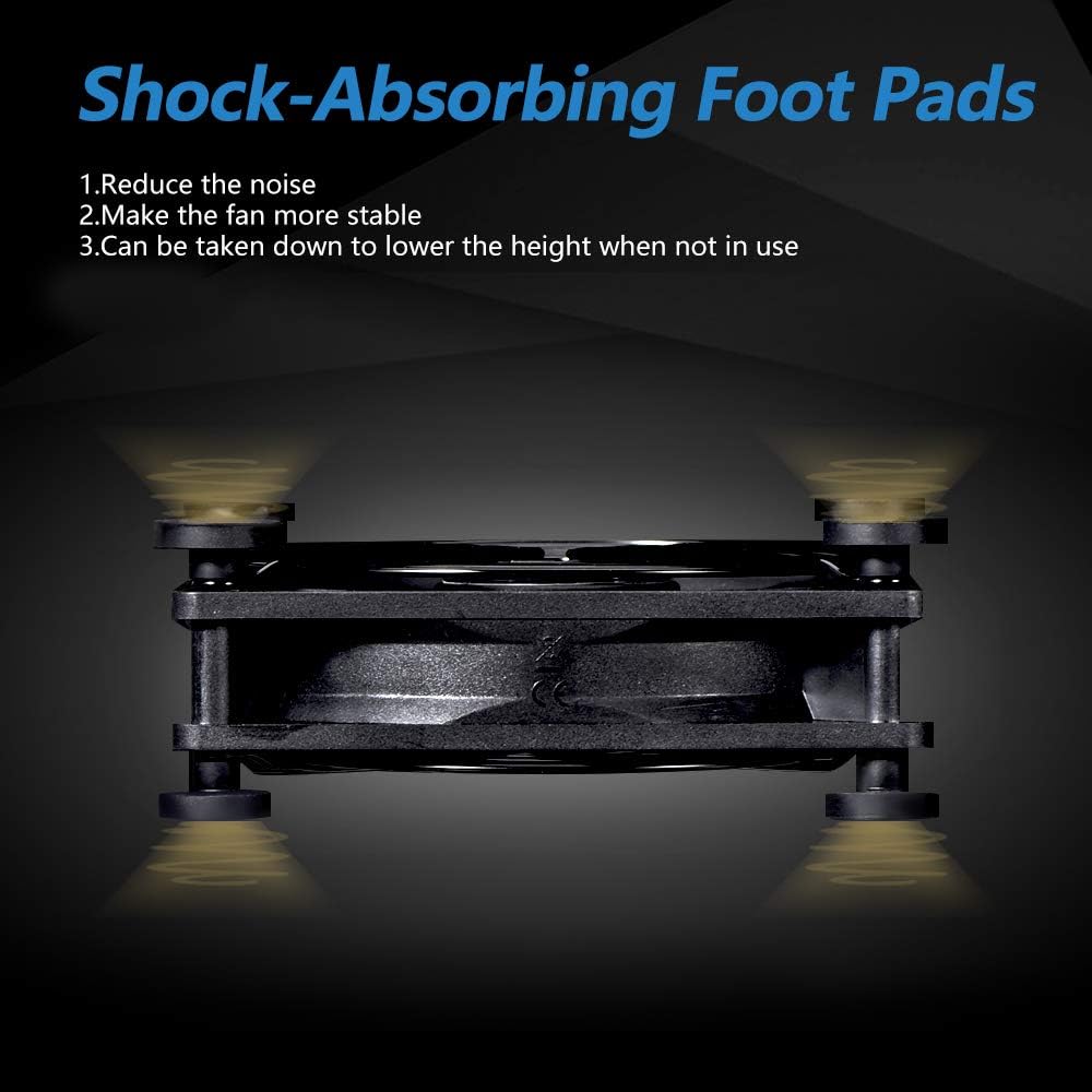 USB 120mm Quiet Fan, 5V USB Portable Cooling Fan for Flat Panel TV Receiver Router DVR PlayStation Xbox Computer Cabinet Cooler