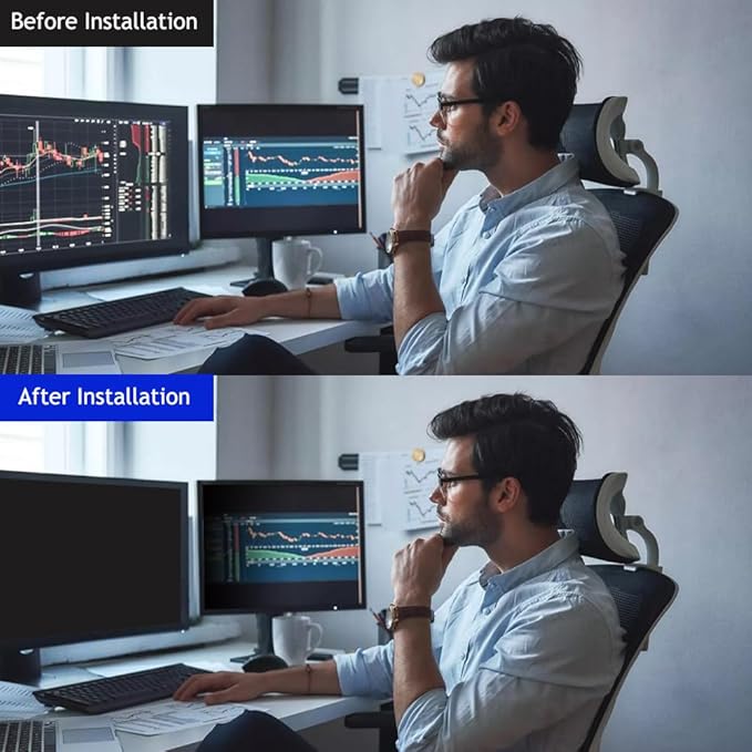 15.0 Inch - 16:9 Aspect Ratio - Laptop Privacy Screen Filter for Widescreen Laptop - Notebook - Anti-Glare - Anti-Scratch Protector Film for Data confidentiality