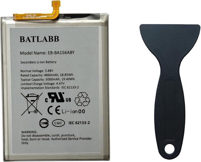 New EB-BA315ABY Battery Compatible with Galaxy A32 4G / A31 / A22 4G, with Instruction & DIY Toolkit