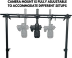 Glide Gear OH 200 Overhead Rig – DSLR, Smartphone – Modular, Adjustable, Flat Lay Mount, All-Metal Build