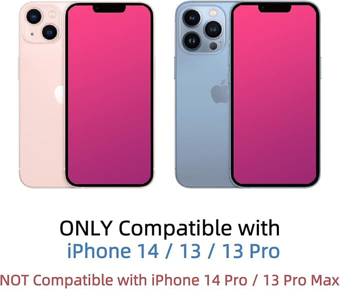 EGKimBa Privacy Screen Protector - Compatible with iPhone 16e, 14, 13 and 13 Pro 6.1 inch Gradient Colorful Electroplated Anti-Spy Anti-Blue Light Tempered Glass