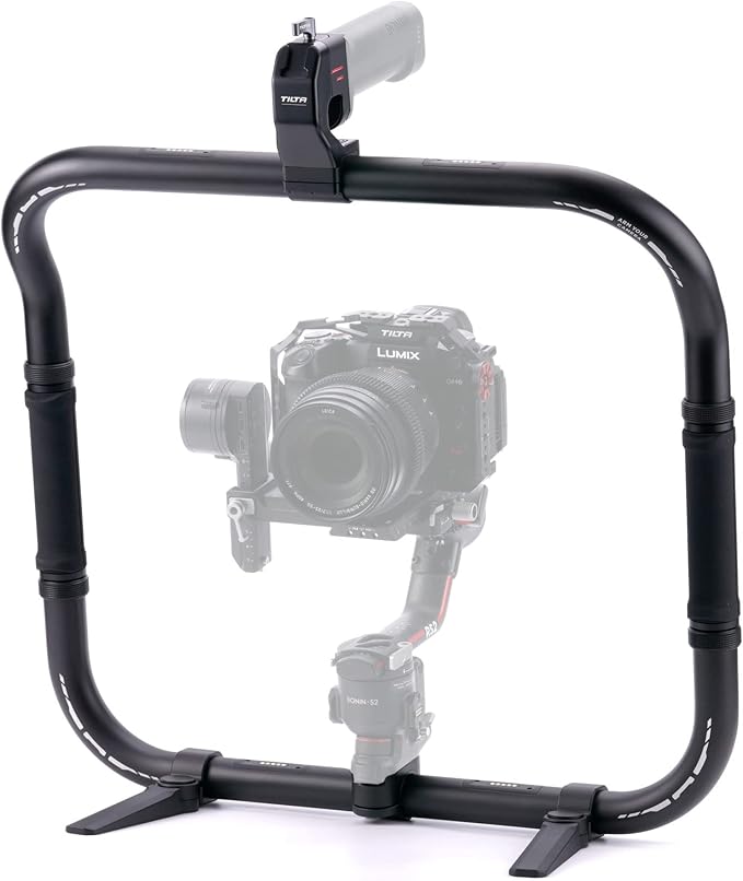 Tilta Basic Ring Grip Plus Compatible with DJI Ronin RS3 Pro/ RS4/ RS4 Pro | Improved Stability, Movement & Flexibility | Aluminum Alloy | Multiple Power Options