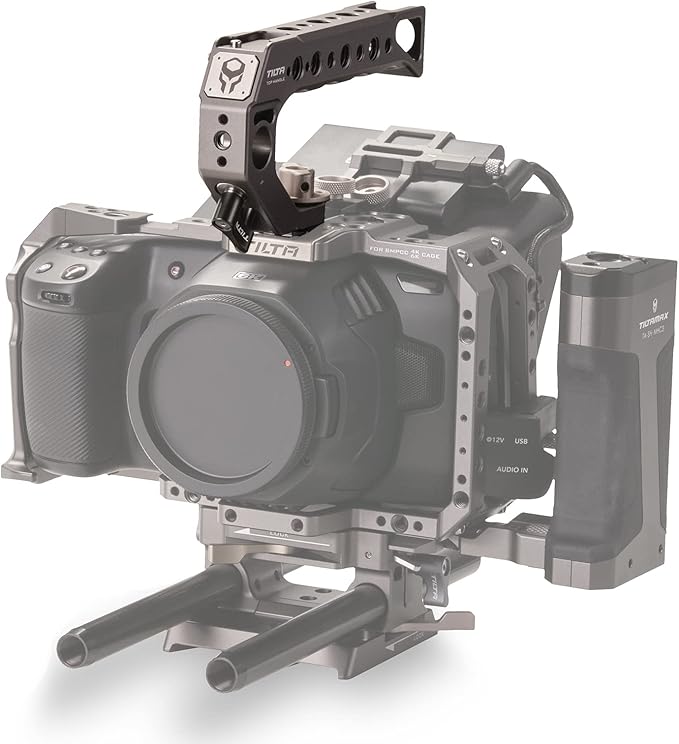 Tilta Quick Release Top Handle - (for BMPCC 4K/6K and Most DSLR/mirrorless Cameras) (Tilta Gray)