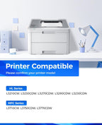 TN227 Toner Cartridge Set 4-Pack Replacement for Brother TN-227 TN223 Compatible with Color HL-L3270CDW HL-L3210CW MFC-L3770CDW HL-L3290CDW MFC-L3750CDW L3710CW HL-L3230CDW L3230CDN Printer Ink Black