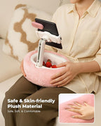 Viozon Tablet Pillow Stand,Kindle Pillow Stand, Compatible with 4-11" Tablet/Phone with Small Bowl, Kindle Holder Accessories,Idea for Reading and Video Watching On Bed,Pink