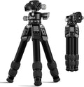 SIRUI Lightweight Mini Tripod, 1.9lbs Aluminum Desktop Table Tripod with Low-Profile Ball Head, Compact Design, 33lbs Load, 16.7" Max Height, for DSLR, Mirrorless Camera, Phone, Vlogging