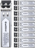 10Pcs 1.25G SFP Multi Mode Fiber Module Network Transceiver, SX MM 850nm 500m, Duplex LC Interface for Switch, Router, Firewall, Network Card, Media Converter etc