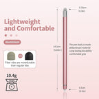Stylus Pen for Touchscreen,2-in-1 High Sensitivity & Precision Stylus Pen,Suitable for Ipad/iPhone/Android Tablets,Compatible with All Touch Screen Devices(3 Stylus-Black/White/Rose Gold)