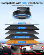 [Military-Grade]VANMASS for MagSafe Car Mount [2025 Upgraded Strongest Magnets] Magnetic Phone Holder Suction Cell Stand for Dashboard Windshield Vent,Truck Cradle for iPhone 16 15 14 13 12 11 Android