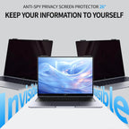 Laptop Privacy Screen 15.6 inch, 9H Hanging Privacy Screen for Laptop for 16:9, Acrylic HD Eye Protection Anti Glare Blue Light Laptop Screen Privacy Filter