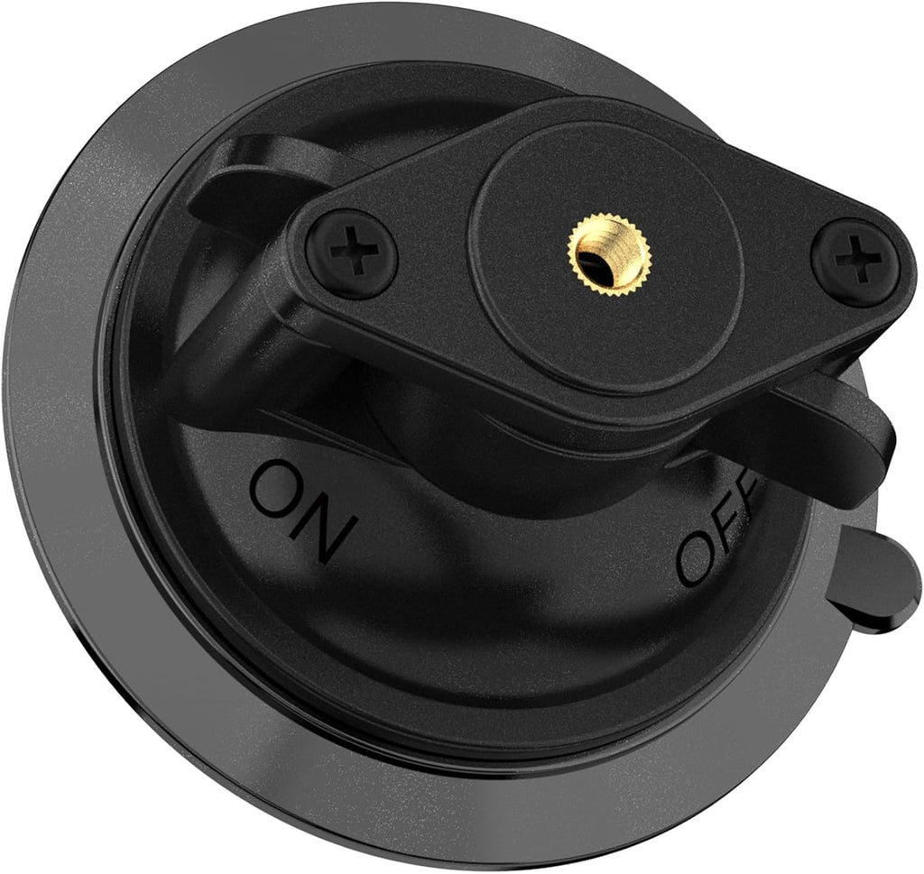 Suction Cup Mount, Windshield Suction Mount Bracket, Single Suction Base with 1/4" Female Threaded for Magic Arm Gopro Adapter