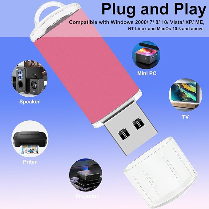 16GB FAT32 USB Flash Drive 20 Pack Nicepicten USB 2.0 Thumb Drives 20Pack Metal Jump Zip Drive Memory Stick Pendrive Memoria USB 16 GB with 20PCS Lanyard Label - Mixcolor 20 X 16GB Flash Drives