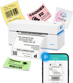 ORGSTA Bluetooth Thermal Shipping Label Printer T001-Plus Wireless 4x6 Shipping Label Printer for Small Business Support Android iPhone & Windows Widely Used for Amazon, Ebay, Shopify, Etsy, USPS