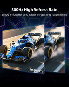 KTC 24.5 Inch 300Hz Gaming Monitor - FHD 1080P Fast IPS PC Monitor Gaming 1ms, Adaptive Sync, HDR, 240Hz Monitors Gamer with Display Port1.4x1 HDMI 2.0x2, 119% sRGB, VESA Mount, DP Cable, H25Y7