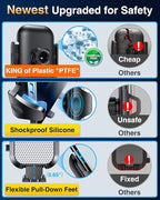 VANMASS 2024【True Military-Grade】 Phone Holders for Your Car 【65 LBS Strongest Suction & Clip】 Ultimate Cell Phone Mount Dashboard Window Vent for iPhone 16 Pro Max 15 14 13 12 Samsung Android Truck