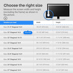 21.5 inch Blue Light Blocking Screen Protector Panel for 16:9 Widescreen Computer Monitor and Laptop - PC Anti-UV Eye Protection Filter Film - Anti-Scratch Diagonal Frame Shield [1 Pack]