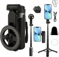 Magnetic Selfie Stick with Remote, 360° Rotation Phone Tripod, 4-in-1 Multifunctional Magnetic Phone Selfie Stick, Mini Portable Extendable Mag Tripod for Cell Phone Video Recording Trave