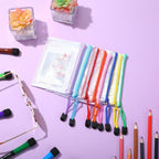 Jetec 32 Pcs Mesh Zipper Bags Toy Storage Bikini Organizer Bag Bolsas Para Guardar Trajes De Baño Waterproof Zipper Reusable Pouch Puzzle Multipurpose for Storage Office(Cute Color,5.1 x 4.1 Inch)