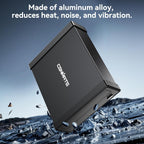 5.25" Blu-Ray/CD/DVD SATA Drive enclosure with USB A/C 3.0, 5.25 drive enclosure, Optical Drive Enclosure, Aluminum Alloy, Hot swappable(Optical Drive not included)