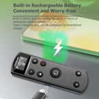 for FUIIFILM Camera Wireless Remote Control,Rechargeable Shutter Release with OLED Screen for Fuji X-T30 II, X-S10, X100VI, X-H2S, X-H2, X-T5, X-T4, X-T3, X-S20, X-T50, X-T30, X-M5, X-E5, X Half