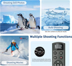 Rechargeable Shutter Release for Nikon AODELAN Wireless Camera Remote Control Compatible with COOLPIX P1000, P1100, P950, B600, A1000, Z50, Z30, Z fc, Z6 II, Z7 II,Z5, Replaces Nikon ML-L7(Black)