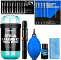 VSGO DKL-15B Professional Cleaning Kit for DSLR Cameras and Sensitive Electronics Bundle with 0.5oz VSGO Photo Lens and LCD Cleaner 3 Color for Option(Black, Blue, Red) (Blue)