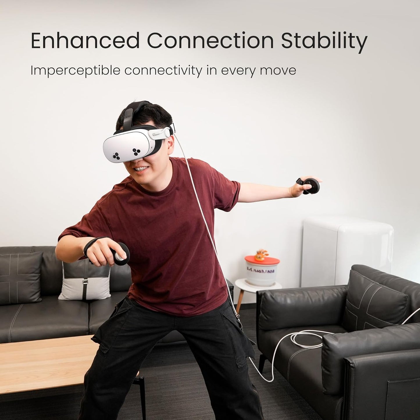 KIWI design 20FT Link Cable Compatible with Oculus/Meta Quest 3S Accessories, and Quest 3/2/Pro/Pico 4, USB3.0 Link Cable with 5Gbps Super Speed