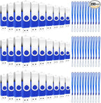 200 Packs of 16GB Flash Drives Bulk EASTBULL Flash Drives Pack 16GB USB2.0 Thumb Drives Bulk with Strings (200PCS)