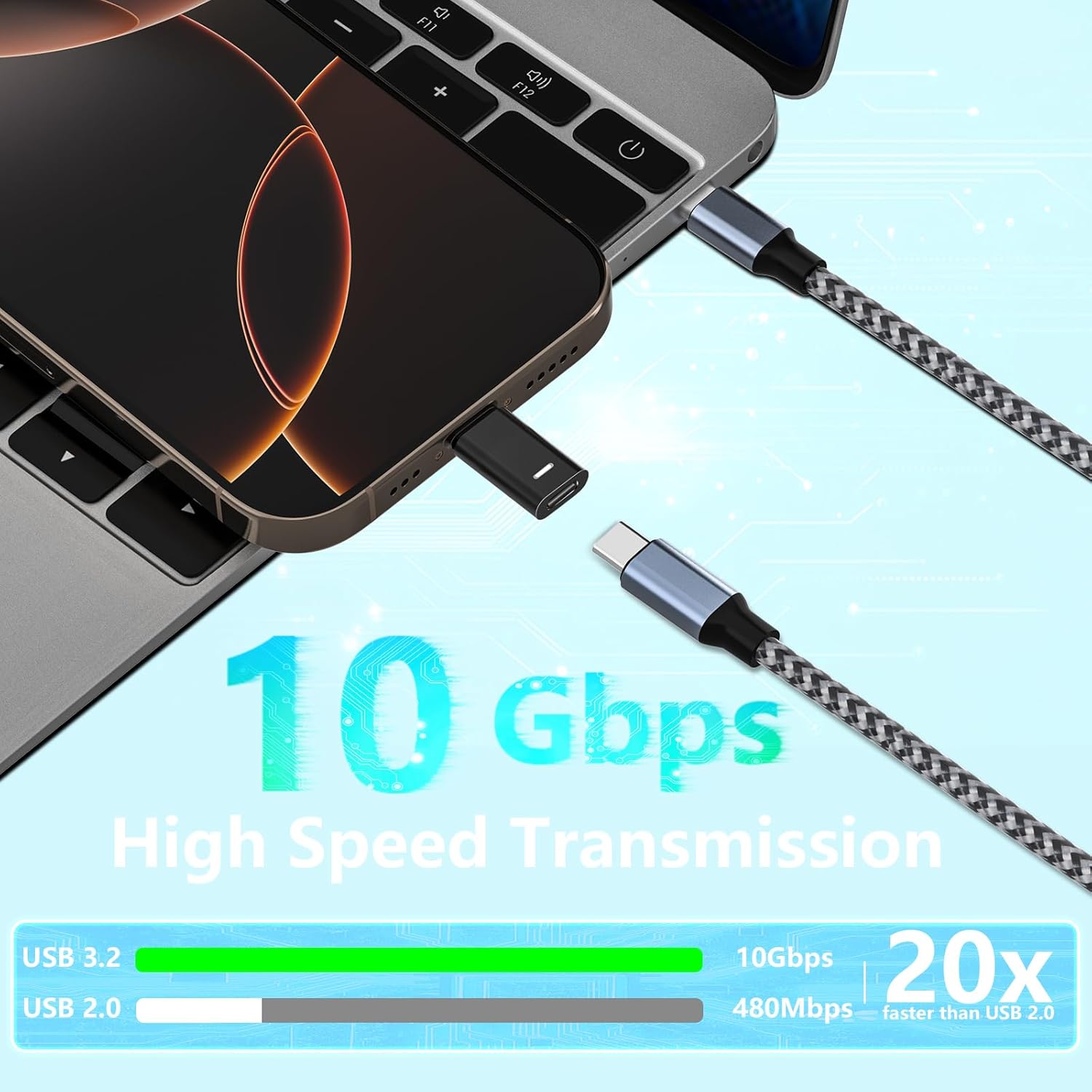 [Apple MFi Certified] USB C to Lightning Adapter, Stuffcool 4Pack Lightning Male to USB C Female Digital Converter PD 20W Type C Fast Charger Connector for iPhone 14 13 12 11 Pro XS XR X 8 SE iPad Pro