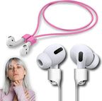 Ultra Strong Magnetic Airpod Pro Strap Anti-Lost Cord Sports Lanyard Compatible with Airpods 3rd 2nd Generation Pro 3 2 1 (Pink)