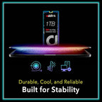 Addlink S85 1TB M.2 PCIe NVMe Gen4 Memory Expansion SSD, Speed Up to 6000 MB/s, Internal Solid State Drive with HMB Technology for Laptop, Gaming and Creators