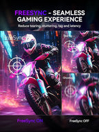 UPERFECT QLED Portable Monitor 2K 144HZ 18'' 100% DCI-P3 500Nits w/VESA & Stand 180° Adjustable Ultra-Slim & Lightweight Frameless FreeSync IPS HDR Gaming Display, Travel Second Monitor for Laptop