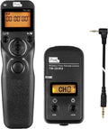 Pixel Remote Timer TW283-E3 LCD Multi-Function Shutter Remote Release Timer Controller Adapter Compatible with Canon EOS DSLR Pentax Contax Cameras