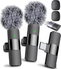 Mini Mic Pro (Latest Model) - Professional Wireless Microphone for iPhone, iPad, Android, Lavalier Microphone for Video Recording - iPhone Mic Crystal Clear Recording with USB-C for Content Creators