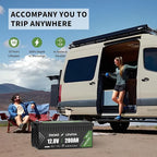 OKMO 12V 280Ah LiFePO4 Lithium Battery Built-in 150A BMS Low-Temp Protection for RV, Solar/Off-Grid Applications, Home Energy Storage, Marine