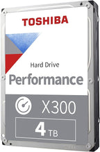 Toshiba X300 4TB Performance & Gaming 3.5-Inch Internal Hard Drive – CMR SATA 6 GB/s 7200 RPM 512 MB Cache - HDWR740XZSTA