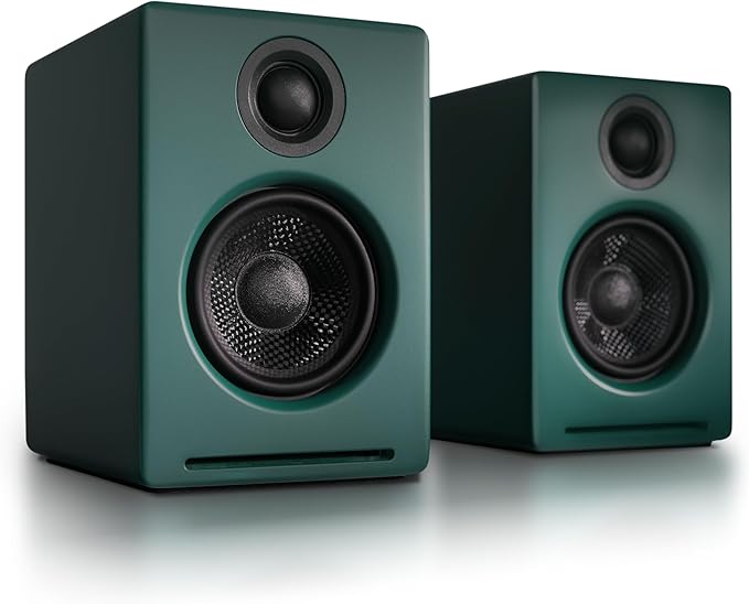 Audioengine A2+ Desktop 24 Bit Limited Edition Wireless Bluetooth Desktop Speakers - 60W Computer Speakers for Music and Gaming Accessories