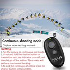 PHOLSY Wireless Shutter Release Camera Remote Control for Fujifilm GFX50S, XPro2, X-H1, X-T2, X-T1, X-T10, X-T20, X-T100, X-E2S, X-E2, X-M1, X-A3, X-A2, X-A1, X-A10, X100F, X100T, X70, X30, XQ2, XQ1