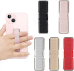 Phone Holder for Hand, CISID 5 Pcs Phone Gripper for Back of Phone Grip Phone Finger Holder Suitable for iPhone Samsung and Most Smartphones(Black,Silver,Rose Gold,Gold,Red 5PCS)