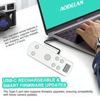 Remote Control for Canon Camera,Rechargeable Wireless Shutter Release with OLED Screen for Canon EOS RP, EOS R, R5, R6, M50, M50 II, 6D Mark II, 77D, 850D, 800D, Rebel T7i, T8i; Replaces BR-E1 (white)