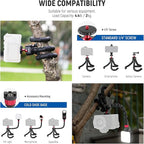 NEEWER T91 Flexible Tripod for iPhone Mini Cellphone Tripod Stand for Vlog, Magic Arms/Shutter/Phone Clamp/Action Camera Mount Compatible with GoPro